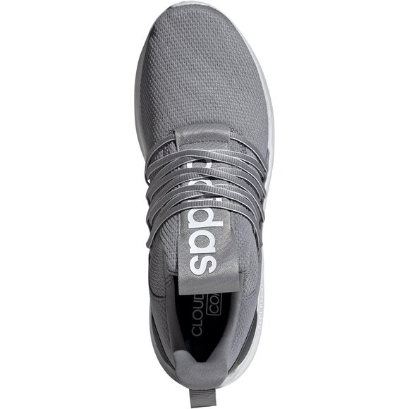 ⚡Adidas Mens Grey/White/Grey Imported Rubber Lite Racer Adapt Pull-On Shoes - Picture 5 of 7
